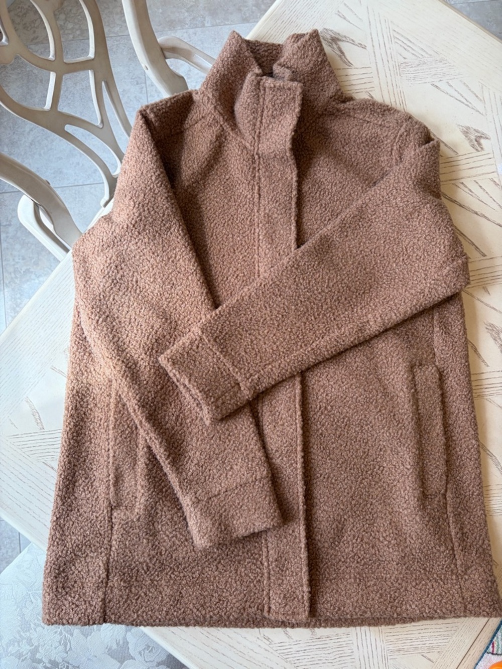 Teddy Fleece Jacket / Lands’ End Boucle Fleece Coat